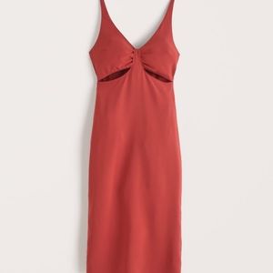 A&F Slim cutout midi dress